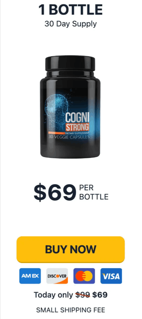 CogniStrong one bottle